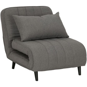 Mid.you Schlafsessel, Grau, Textil, 79x82x82 cm, Liegefunktion, Wohnzimmer, Sessel, Schlafsessel