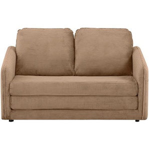 Mid.you Schlafsofa, Altrosa, Textil, 2-Sitzer, Füllung: Polyester, 139x84x72 cm, Liegefunktion, Kinder- & Jugendzimmer, Jugendmöbel, Jugendsofas