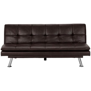 Mid.you Schlafsofa, Braun, Textil, 3-Sitzer, 182x84x92 cm, Liegefunktion, Kinder- & Jugendzimmer, Jugendmöbel, Jugendsofas