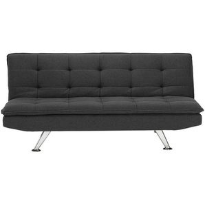 Mid.you Schlafsofa, Dunkelgrau, Textil, 3-Sitzer, 194x87x102 cm, Liegefunktion, Kinder- & Jugendzimmer, Jugendmöbel, Jugendsofas