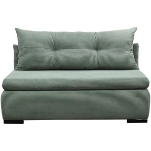 Mid.you Schlafsofa, Grün, Textil, Füllung: Schaumstoff, 154x93x85 cm, Made in EU, Liegefunktion, Wohnzimmer, Sofas & Couches, Schlafsofas, Schlafsofas