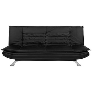 Mid.you Schlafsofa, Schwarz, Textil, 2-Sitzer, 196x91x98 cm, Schlafen auf Sitzhöhe, Kinder- & Jugendzimmer, Jugendmöbel, Jugendsofas