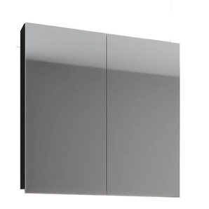 Mid.you Spiegelschrank VCM VCB 1, Schwarz, Holzwerkstoff, 1 Fächer, 60x59x12 cm, Badezimmer, Badezimmerspiegel, Spiegelschränke