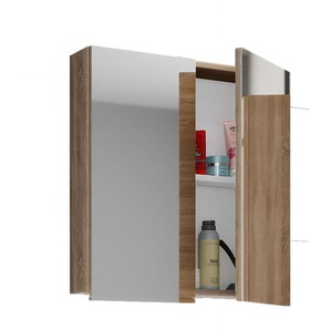 Mid.you Spiegelschrank, Holzwerkstoff, 1 Fächer, 60x59x12 cm, Badezimmer, Badezimmerspiegel, Spiegelschränke