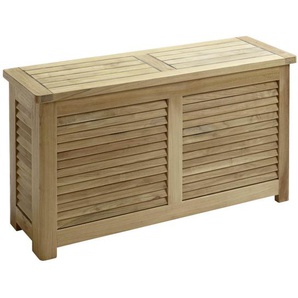 Mid.you Truhe Classic, Teak, Holz, Teakholz, vollmassiv, 90x48x30 cm, Ordnen & Aufbewahren, Truhen