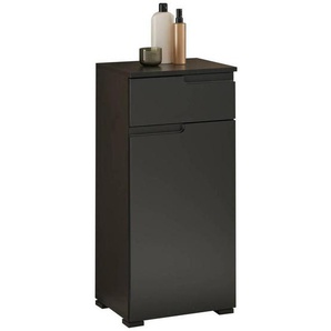 Mid.you Unterschrank, Schwarz, Holzwerkstoff, 1 Fächer, 1 Schubladen, 40x85x32 cm, Made in EU, stehend, Badezimmer, Badezimmerschränke, Bad