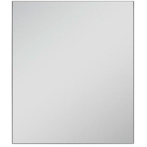 Mid.you Wandspiegel, Anthrazit, Glas, Holzwerkstoff, rechteckig, 60x70x2 cm, senkrecht montierbar, Spiegel, Wandspiegel