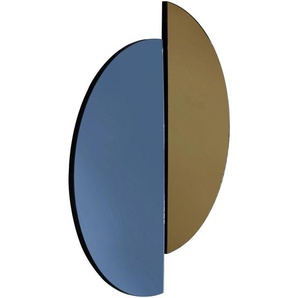 Mid.you Wandspiegel, Braun, Glas, Holzwerkstoff, organisch, 40x80x1.3 cm, Spiegel, Wandspiegel