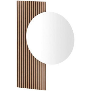 Mid.you Wandspiegel, Eiche, Glas, Holzwerkstoff, 79.5x109x3 cm, Spiegel, Wandspiegel