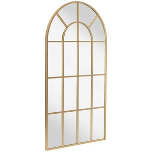 Mid.you Wandspiegel, Gold, Metall, Glas, Holzwerkstoff, rechteckig, 100x180x3 cm, Bsci, Spiegel, Wandspiegel