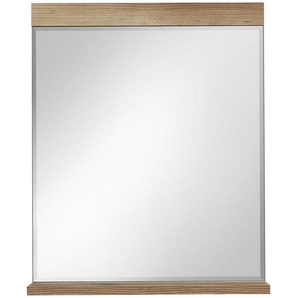 Mid.you Wandspiegel , Kiefer , Glas , 60x75x15 cm , Badezimmer, Badezimmerspiegel, Badspiegel