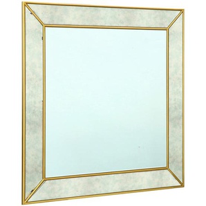 Mid.you Wandspiegel, Klar, Glas, Holzwerkstoff, quadratisch, 100x100x1.9 cm, Spiegel, Wandspiegel