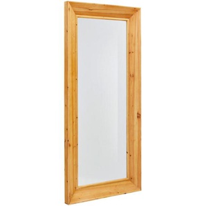 Mid.you Wandspiegel, Natur, Holz, Glas, Holzwerkstoff, Tanne,Tanne, rechteckig, 87x188x7 cm, Bsci, Spiegel, Wandspiegel
