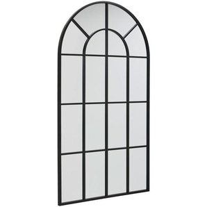 Mid.you Wandspiegel, Schwarz, Metall, Glas, Holzwerkstoff, rechteckig, 100x180x3 cm, Bsci, Spiegel, Wandspiegel