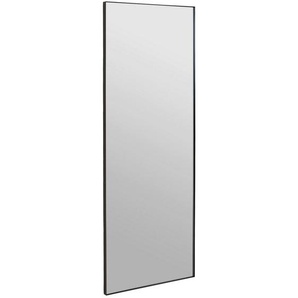 Mid.you Wandspiegel, Schwarz, Metall, Glas, Holzwerkstoff, rechteckig, 60x160x3 cm, Bsci, Spiegel, Wandspiegel