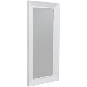 Mid.you Wandspiegel, Weiß, Holz, Glas, Tanne,Tanne, rechteckig, 87x188x7 cm, Bsci, Wohnspiegel, Wandspiegel