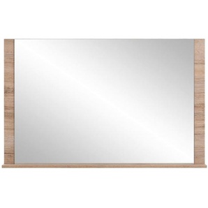 Mid.you Wandspiegel , Wildeiche , rechteckig , 111.3x71.1x12.4 cm , Ablage , Badezimmer, Badezimmerspiegel, Badspiegel