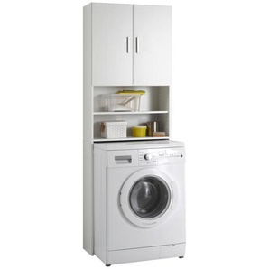 Mid.you Waschmaschinenschrank, Weiß, Kunststoff, 64x190x26 cm, Haushaltsreinigung, Haushaltsgeräte, Waschmaschinen