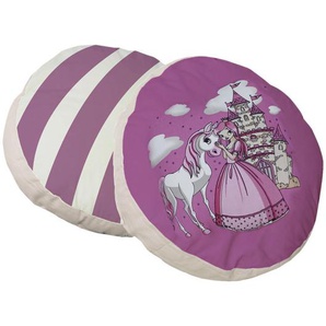 Mid.you Zierkissen, Pink, Textil, 2-teilig, Pferd, Füllung: Polyester, 40 cm, pflegeleicht, Wohntextilien, Kissen, Dekokissen