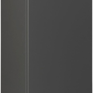 Midischrank FACKELMANN New York Schränke Gr. B/H/T: 33 cm x 102 cm x 28 cm, Midischrank, 1 St., grau (grau matt) Badmöbelserien