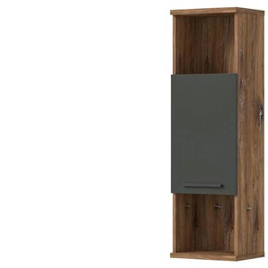 Midischrank  Rahmer See ¦ grau ¦ Maße (cm): B: 35 H: 112 T: 25.0