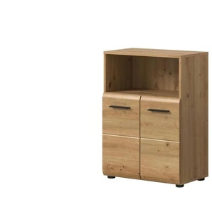 Midischrank - holzfarben - Materialmix - 60 cm - 80 cm | Möbel Kraft