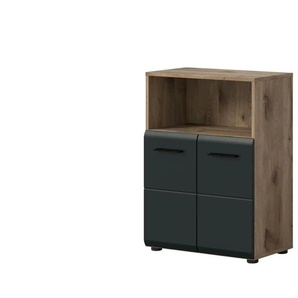 Midischrank - holzfarben - Materialmix - 60 cm - 80 cm | Möbel Kraft