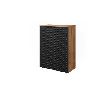 Midischrank - holzfarben - Materialmix - 60 cm - 81 cm | Möbel Kraft