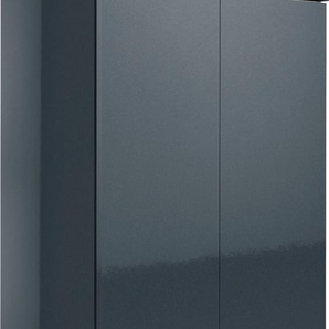 Midischrank MARLIN 3040 Schränke Gr. B/H/T: 60 cm x 148,8 cm x 35 cm, 2 St., grau (anthrazit) Bad-Midischrank Badmöbelserien