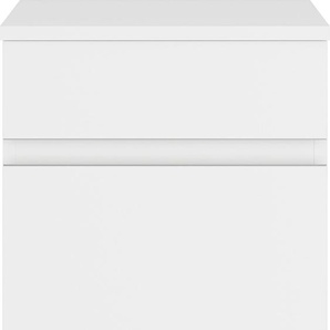Midischrank MARLIN 3500maxus Schränke Gr. B/H/T: 40 cm x 91,2 cm x 35 cm, rechtsanschlag, 1 St., weiß (weiß supermatt) Bad-Midischränke 40 cm breit, Soft-Close-Funktion, Badmöbel, vormontiert