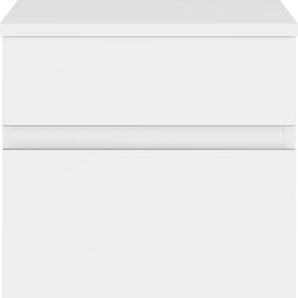 Midischrank MARLIN 3500maxus Schränke Gr. B/H/T: 40 cm x 91,2 cm x 35 cm, rechtsanschlag, 1 St., weiß (weiß supermatt) Bad-Midischränke