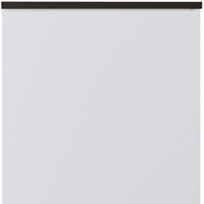 Midischrank MARLIN 3510clarus Schränke Gr. B/H/T: 40 cm x 149 cm x 35 cm, Türanschlag links, 2 St., schwarz-weiß (weiß supermatt, schwarz supermatt) Bad-Midischränke 40 cm breit, Soft-Close-Funktion, vormontierter Badschrank, Badmöbel