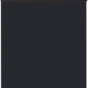 Midischrank MARLIN 3510clarus Schränke Gr. B/H/T: 40 cm x 149 cm x 35 cm, Türanschlag rechts, 2 St., schwarz (schwarz supermatt) Bad-Midischränke