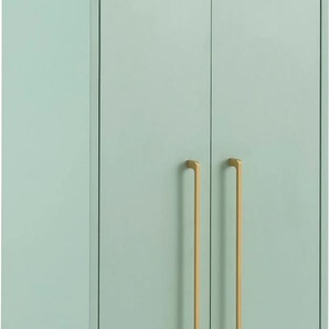 Midischrank SCHILDMEYER Sarah Schränke Gr. B/H/T: 46,2 cm x 154,7 cm x 30,1 cm, 2 St., grün (mintfarben) Badmöbelserien