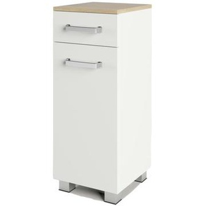 Midischrank   ¦ weiß ¦ Maße (cm): B: 30,2 H: 76,5