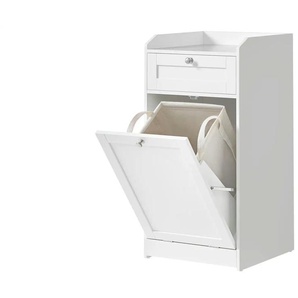 Midischrank   ¦ weiß ¦ Maße (cm): B: 40 H: 80,2