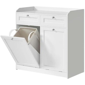 Midischrank   ¦ weiß ¦ Maße (cm): B: 78,9 H: 80,2