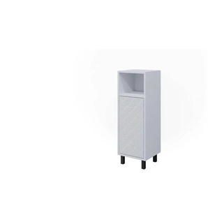 Midischrank - weiß - Materialmix - 30 cm - 87,2 cm | Möbel Kraft