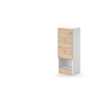 Midischrank - weiß - Materialmix - 35 cm - 92 cm | Möbel Kraft