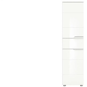 Midischrank - weiß - Materialmix - 38 cm - 151 cm | Möbel Kraft