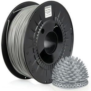 Midori - 3D Drucker 1,75mm pla Filament 1kg Spule Rolle Premium Aluminium Weiß RAL9006
