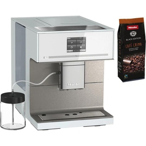 MIELE Kaffeevollautomat CM7550 CoffeePassion, inkl. Milchgefäß, Kaffeekannenfunktion Kaffeevollautomaten weiß (brillantweiß) Kaffeevollautomat