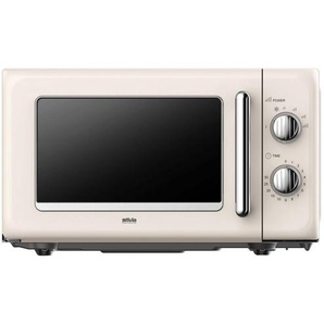 Mikrowelle, Beige, Metall, 45.2x26.2x36 cm, Auftaufunktion, Signalton, Timerfunktion, Küchen, Küchenelektrogeräte, Mikrowellen