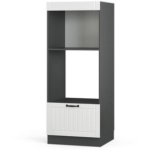 Mikrowellenschrank Fame-Line, Weiß Landhaus, 60 cm offen Vicco