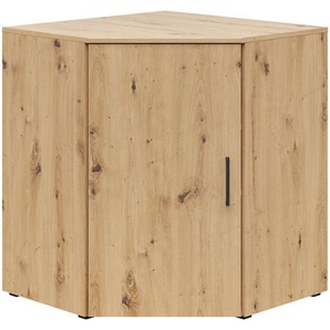 Milino Eckkommode, Eiche Artisan, Kunststoff, 2 Fächer, 71.5x83x71.5 cm, FSC Mix, Typenauswahl, Beimöbel erhältlich, stehend, Wohnzimmer, Kommoden & Sideboards, Kommoden
