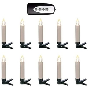 Mini-Kerzen LED 20 Stk. Kabellos mit Fernbedienung HI