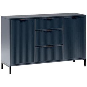 MINIO go for it Minio, Kommode, Sideboard Asti 134.6 cm, Indigo Farbe LS-2IND
