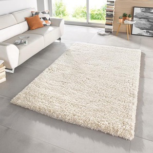 Mint Rugs Teppich Venice Uni Beige Rechteckig 160x230 cm (BxT) Modern Kunstfaser
