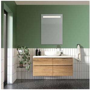 MIRRORS AND MORE LED-Lichtspiegel Tabea (1-St), integrierte LED-Beleuchtung