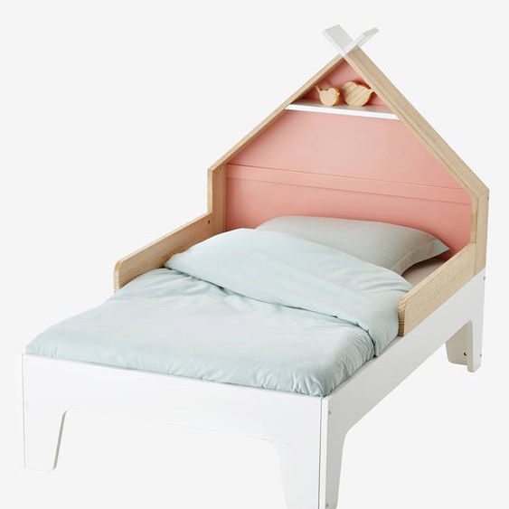 Mitwachsendes Kinderbett „Tipili“, Hausbett weiß